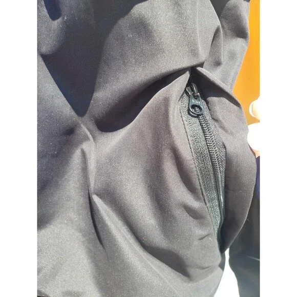 Vintage Frank Shorter Jacket Mens Large Blue Gore Tex Hooded Colorblock 90s EUC! - Picture 5 of 16